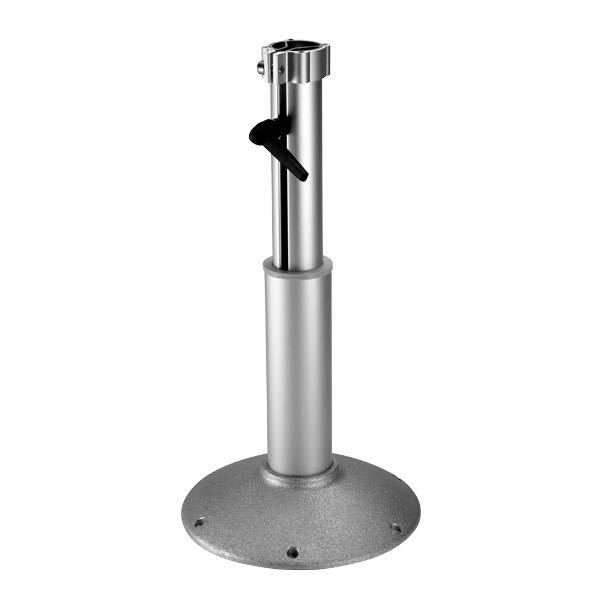 Barka stolkonsol med Ø80mm base monteret på båd