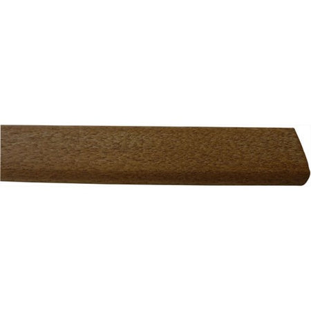 Roca U-profil teak 24x12 monteret på en bådlist.