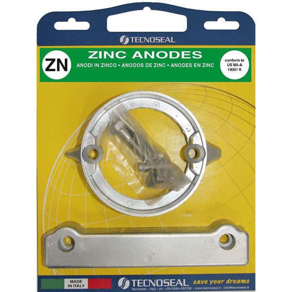 Zink kit fra Tecnoseal til Volvo duo-prop 280 set fra siden