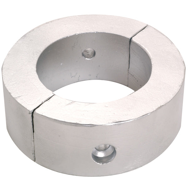 Tecnoseal zink Gori ringanode vist fra siden, perfekt til bådpropeller.