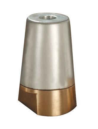 Tecnoseal zinkmøtrik set fra siden med 20mm gevind