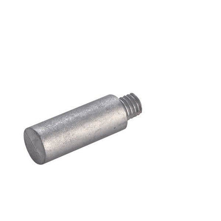 Tecnoseal anode viste i nærbillede, længde 55 mm, designet til skibsmontage.