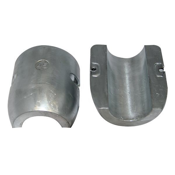 Akselanode Tecnoseal 55/19mm viser en rund anode med metalfinish.