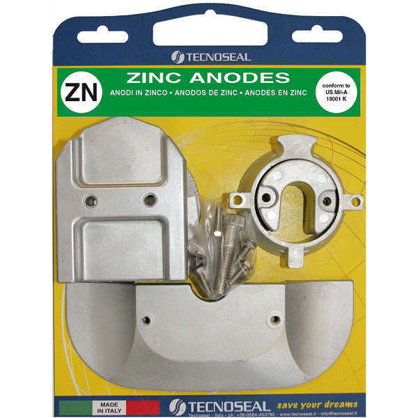 Tecnoseal zink kit til Mercruiser Alpha One Gen2, pakket i original emballage.