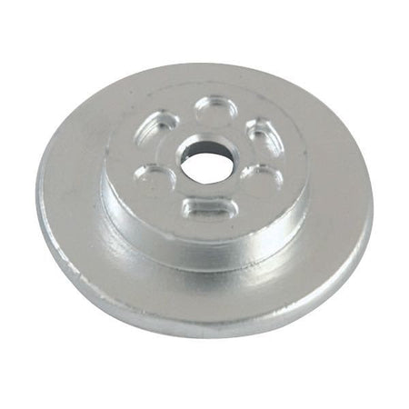 Tecnoseal zinkanode til Tohatsu motor, set forfra med monteringshuller.