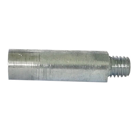 Yanmar motorzink L50 Ø16mm 7/16" UNC fra 1852, set fra siden med fokus på zinkbelægningen