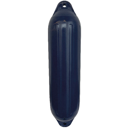 Fender fra 1852 i Navy farve med dimensionerne Ø130xL510, egnet til montering på båd.