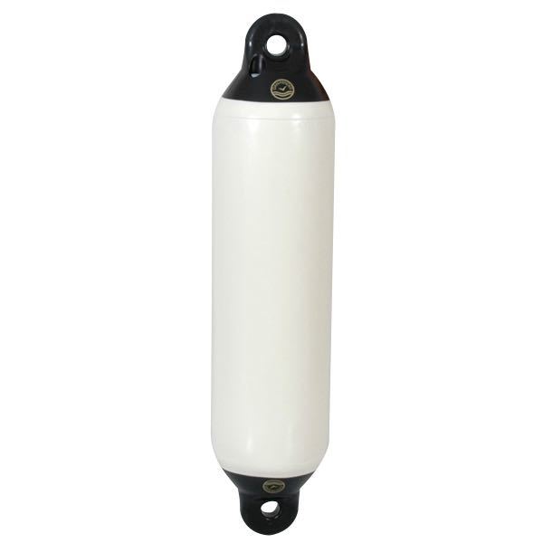 Dan-Fender 520 i hvid med sort top vist fra siden
