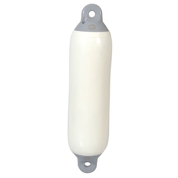 Dan-Fender 520 med hvid og grå top, vist fra siden.