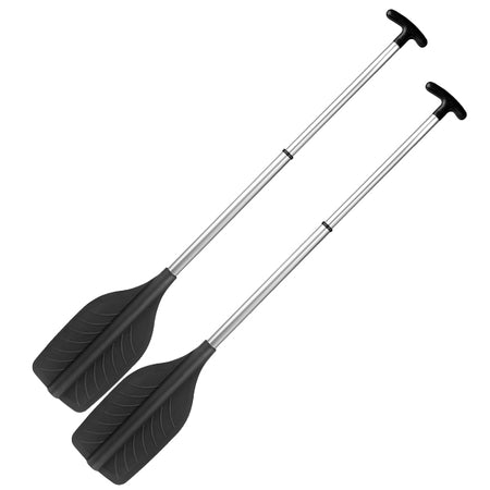 To SeaTec teleskoppadler i aluminium, justerbare fra 50 til 120 cm.
