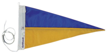 Adela bådvimpel med Sveriges flag, 50 cm lang, hængende fra masten