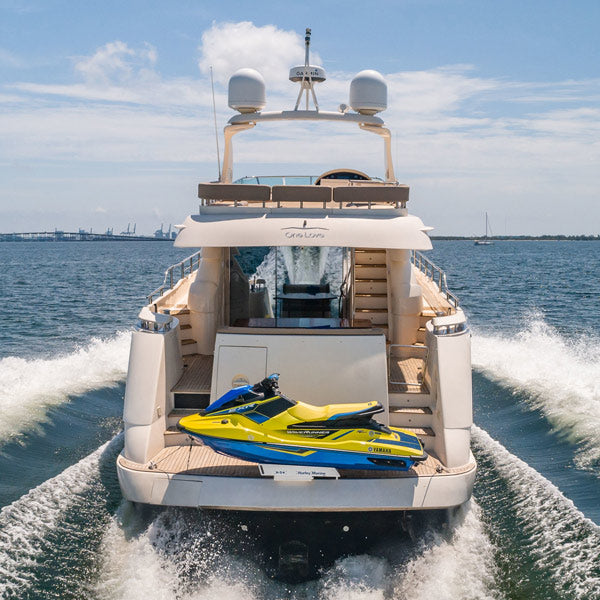Hurley Davit H3O+ installeret og klar til brug på båd
