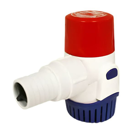 Rule 1100 gph 12V lænsepumpe med synlig indgang til slanger