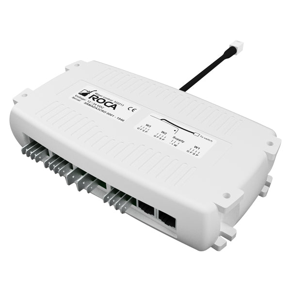Roca kontrolboks til CANBUS viskemotorer, set fra siden