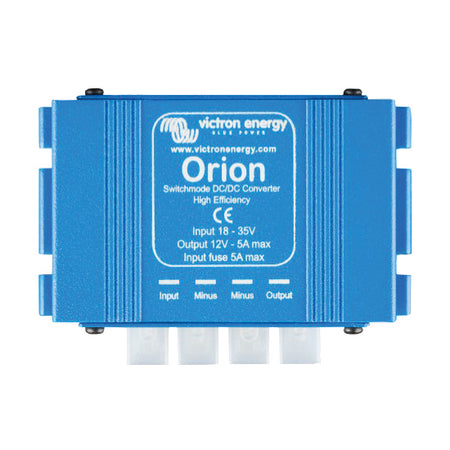 Victron Orion omformer 24-12V 40Amp set forfra med tydelige tilslutninger