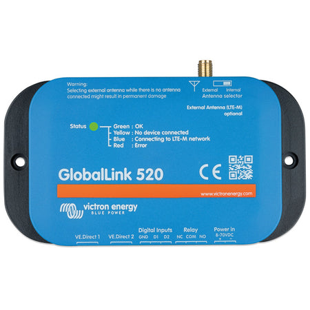 Victron GlobalLink 520 IoT Gateway med 4G LTE vist fra forsiden