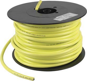 Gult Ratio marinekabel 3 x 1.5 i 50 meters længde, klar til installation.