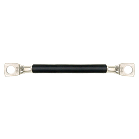 Oceanflex 1852 batterikabel sort med kabelsko, 0,5 meter lang