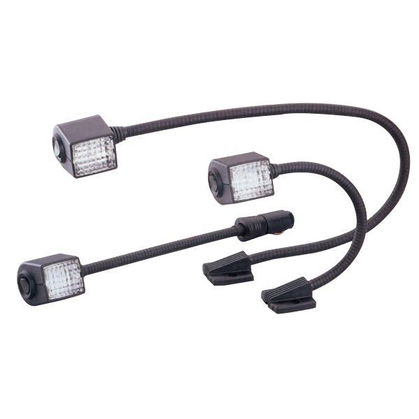 Hella kortlampe 27cm monteret på bådens dækside
