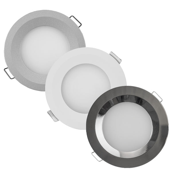 Casolux Maria mellem RF stål lampe set forfra
