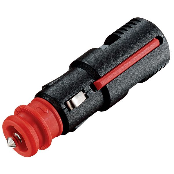 Pro Car universalstik til 12/24V, vist forfra med cigarret stik