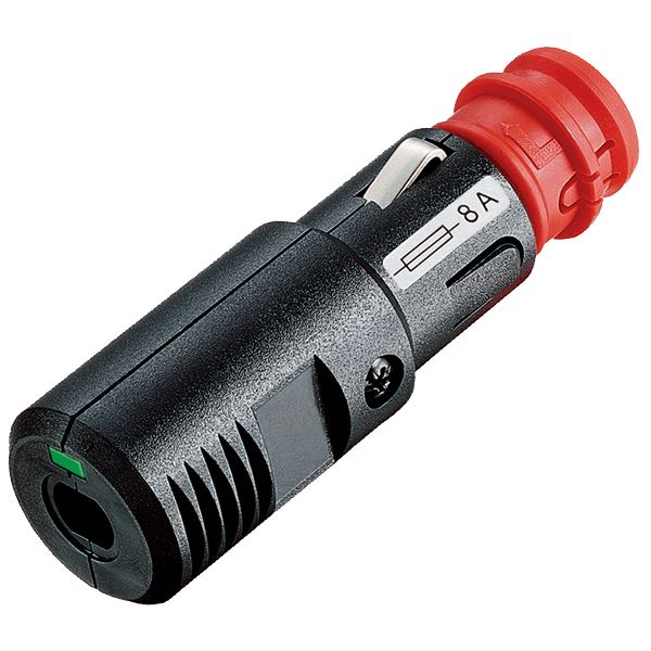 Pro Car universalstik til 12/24V med 8Amp sikring i klarhed