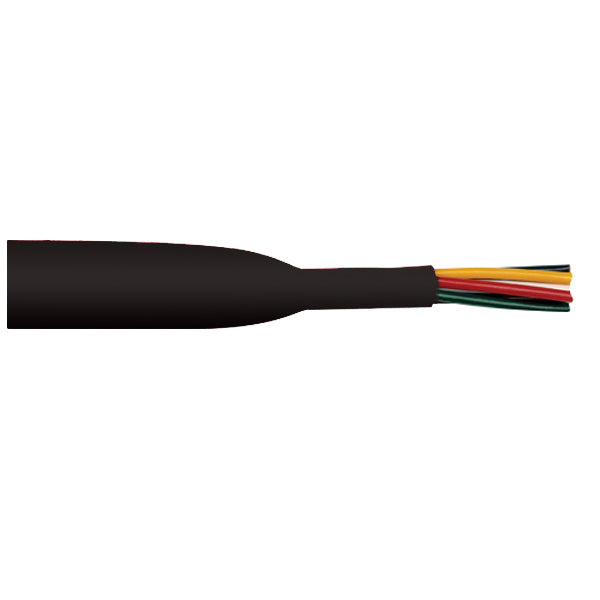 Oceanflex krympeflex i sort, 15 cm lang, til montering på båd tilslutninger.