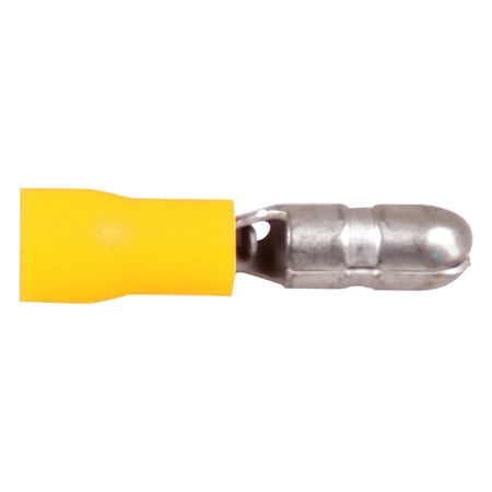 Hanstik rundt i gul farve, 5.0 mm, 100 stk fra SeaTec.