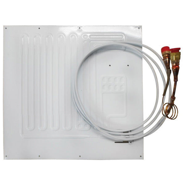 isotherm, plade fordamper 350 x 130mm med standard koblinger