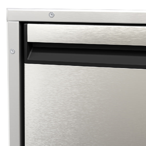 Dometic ramme RF316 til NRX50 i rustfrit stål set fra siden