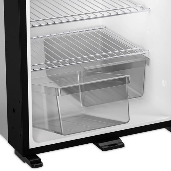 Dometic køleskab NRX0060S med interne hylder synligt