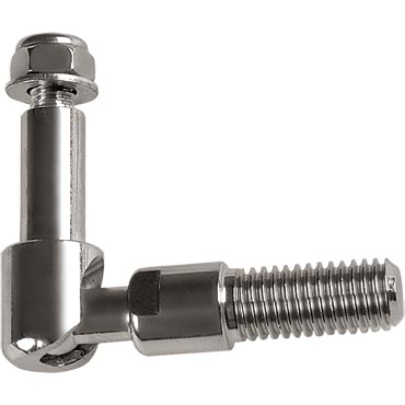 Ronstan Batten receptacle link M10 AISI 316 set fra siden med klar baggrund