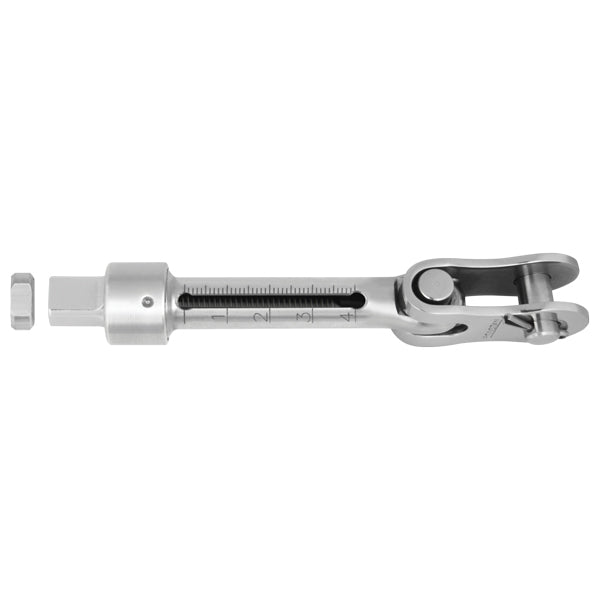 Ronstan, vantskrue krop med skala og toggle 3/8" gevind