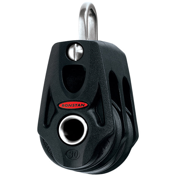 Ronstan Orbit dobbeltblok serie 30 set forfra med justerbare sheaves.