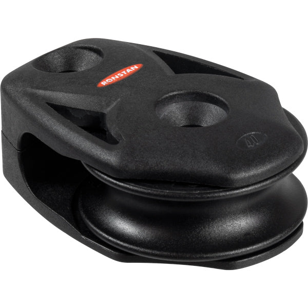 Ronstan Orbit fodblok serie 40 set fra siden, viser blokens design og detaljer.
