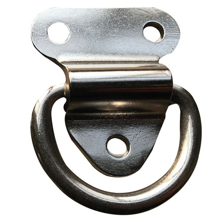 SeaTec Padeye i rustfrit stål, set skråt forfra med ring Ø6mm