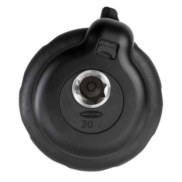 Ronstan spil 30 QT Orbit quicktrim med fokus på håndtaget