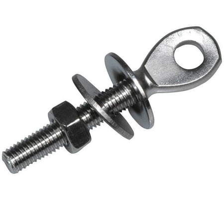 1852 øjebolt set forfra med tydelig visning af stålfinish