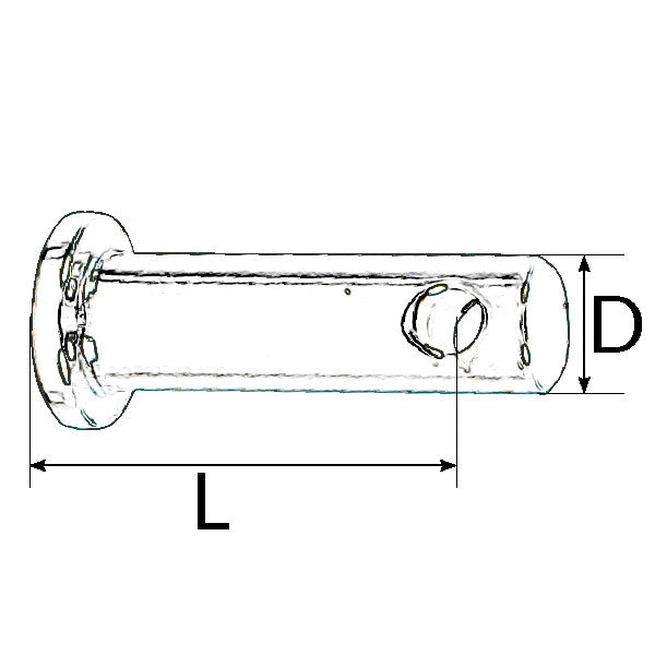 SeaTec splitbolt monteret på båd, viser solid konstruktion i rustfrit stål.