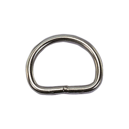 SeaTec D-ring i rustfrit stål, set fra siden