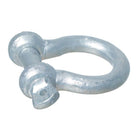 Galvaniseret lyresjækel fra 1852, 6mm med 40mm åbning, set forfra.