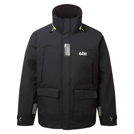 Gill OS34J Coastal jakke i sort set fra fronten