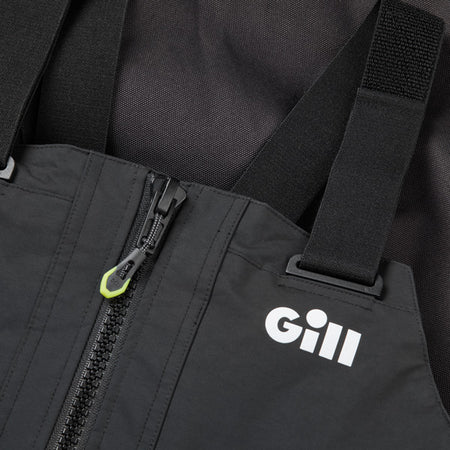 Gill OS33TW Coastal buks i sort vist fra siden med snørejustering.