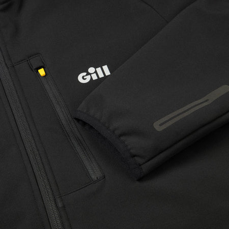 Gill, 1072 OS Performance jakke sort set bagfra med detaljer