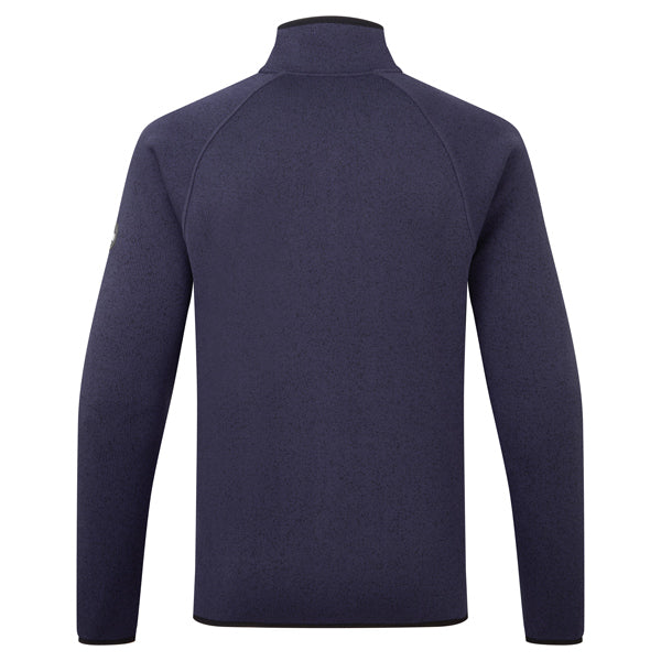 Fleece jakke fra Gill, vist bagfra med refleksdetaljer.