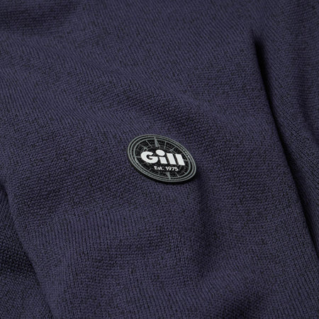 Gill fleecejakke i navy set bagfra