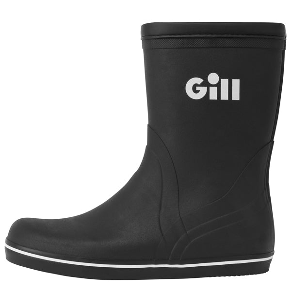 Gill 917 gummistøvle, set fra siden med nautisk baggrund