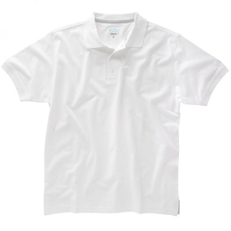 Gill hvid polo shirt str. S med logo foran