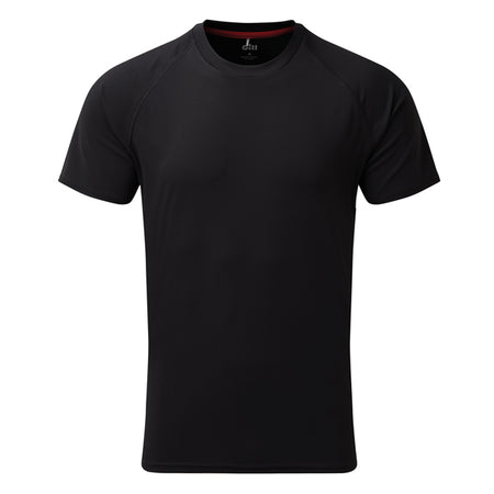 Gill UV010 Herre UV Tec T-Shirt i sort, set forfra