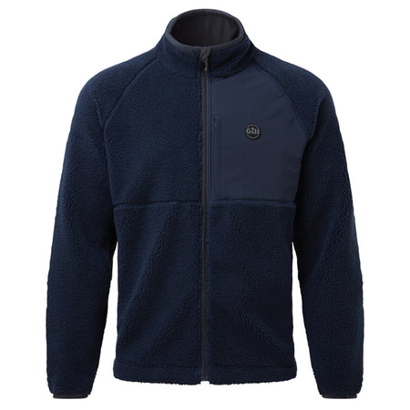 Gill, 1704 Cromerty fleece jakke i navy farve set forfra
